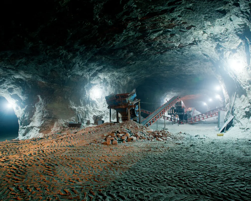 mining shaft led lighting project